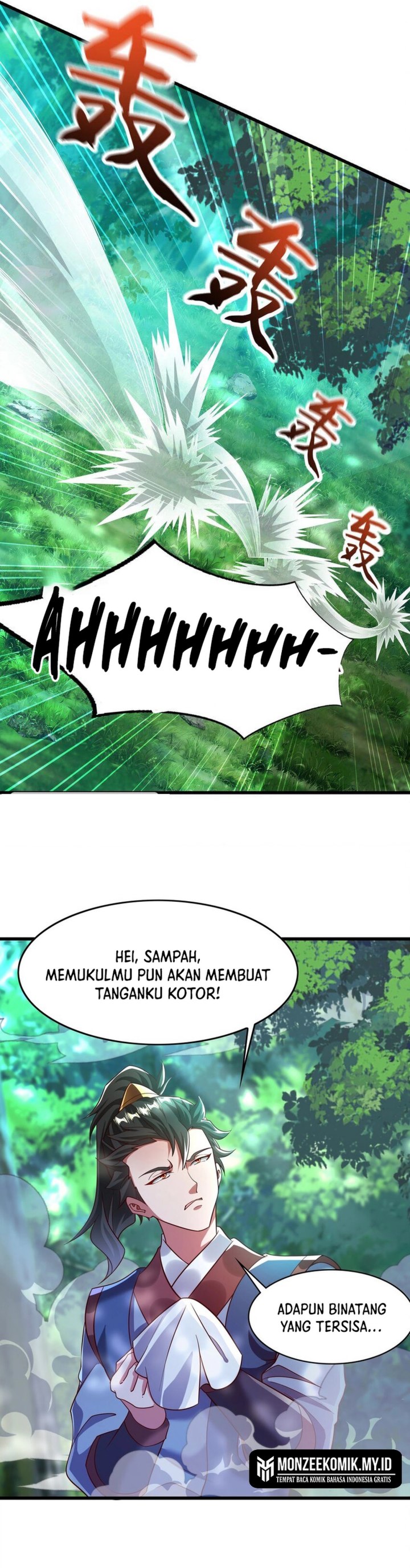 I Scared the Divine Lord as I handed over the Ancient Immortal Pill Chapter 40 Bahasa Indonesia
