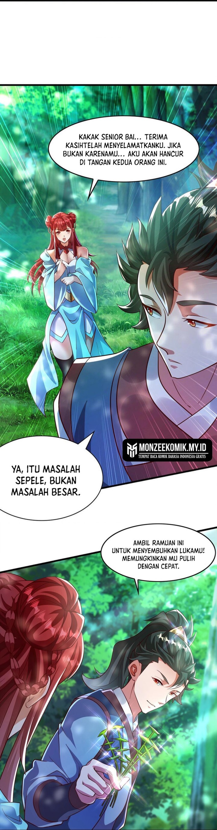 I Scared the Divine Lord as I handed over the Ancient Immortal Pill Chapter 40 Bahasa Indonesia
