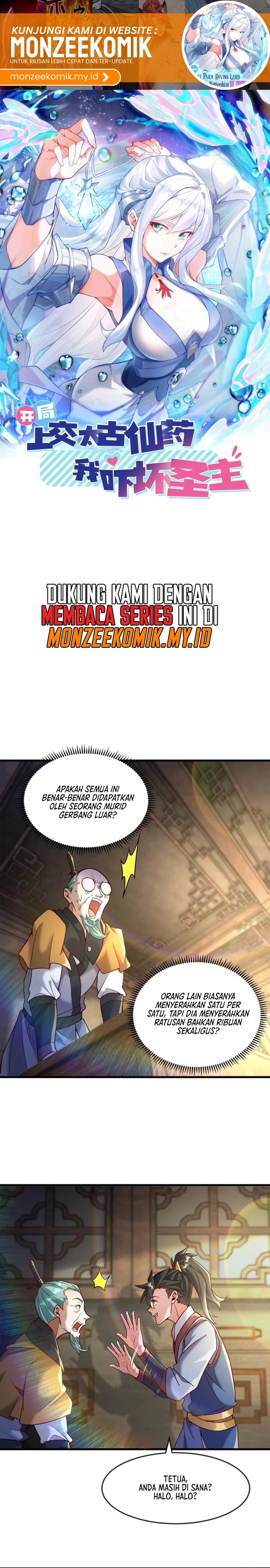 I Scared the Divine Lord as I handed over the Ancient Immortal Pill Chapter 70 Bahasa Indonesia
