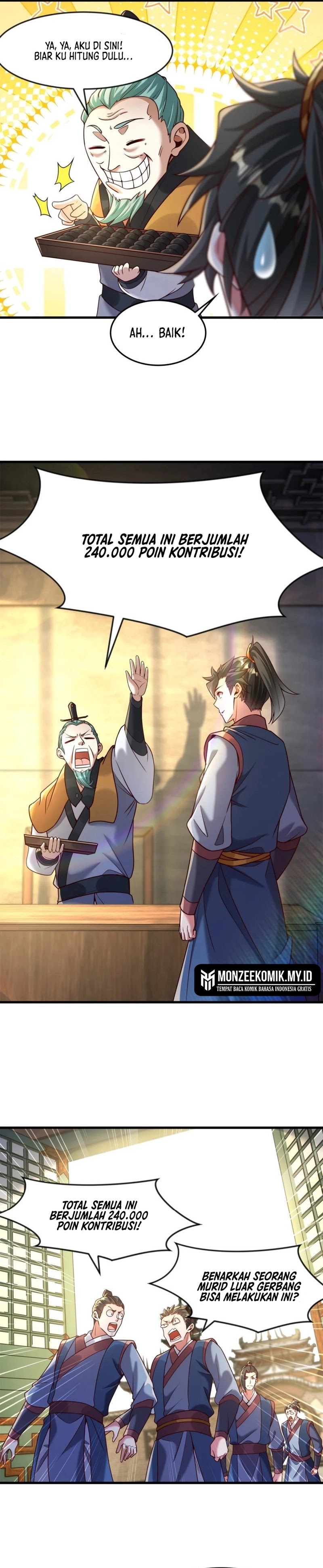 I Scared the Divine Lord as I handed over the Ancient Immortal Pill Chapter 70 Bahasa Indonesia