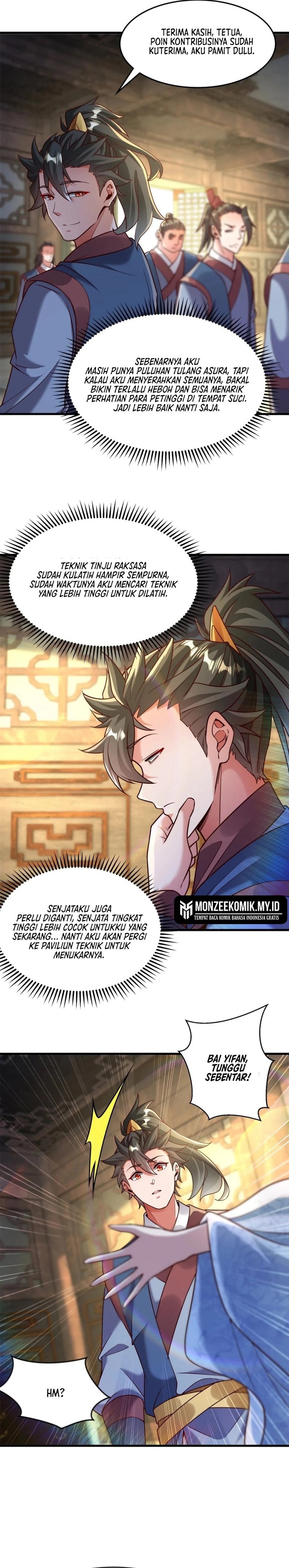 I Scared the Divine Lord as I handed over the Ancient Immortal Pill Chapter 70 Bahasa Indonesia