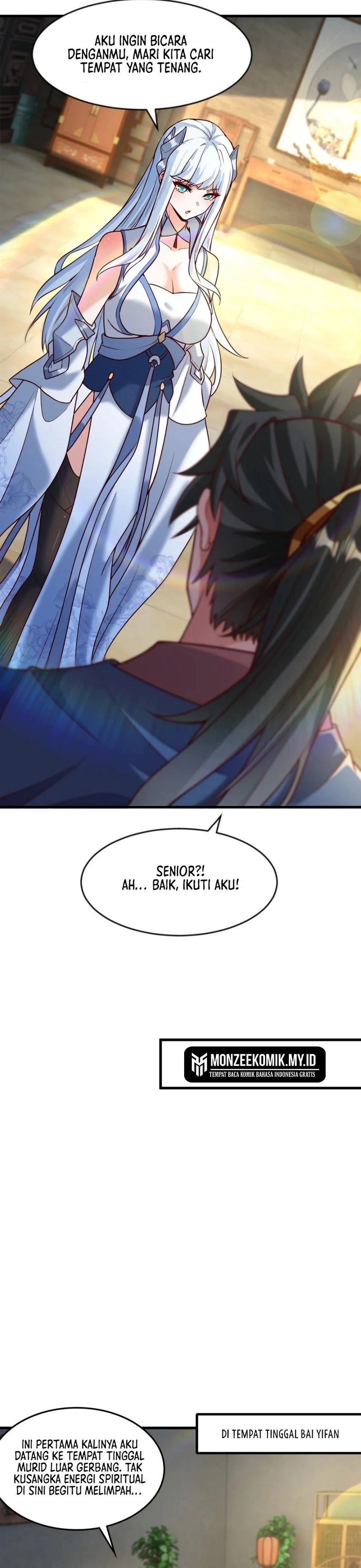 I Scared the Divine Lord as I handed over the Ancient Immortal Pill Chapter 70 Bahasa Indonesia