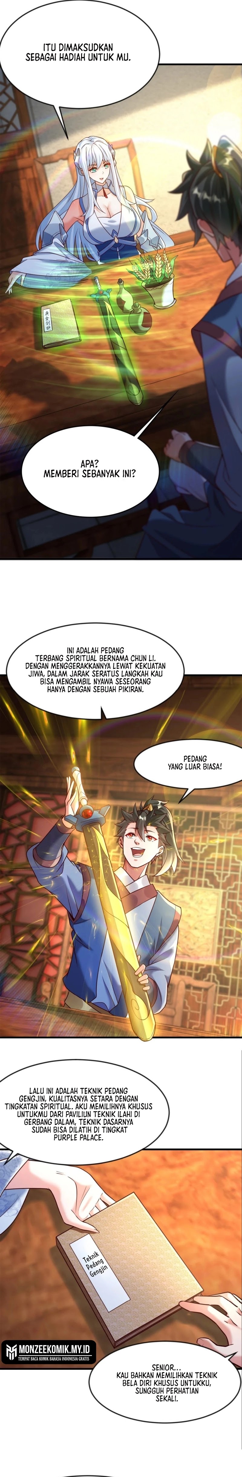 I Scared the Divine Lord as I handed over the Ancient Immortal Pill Chapter 70 Bahasa Indonesia