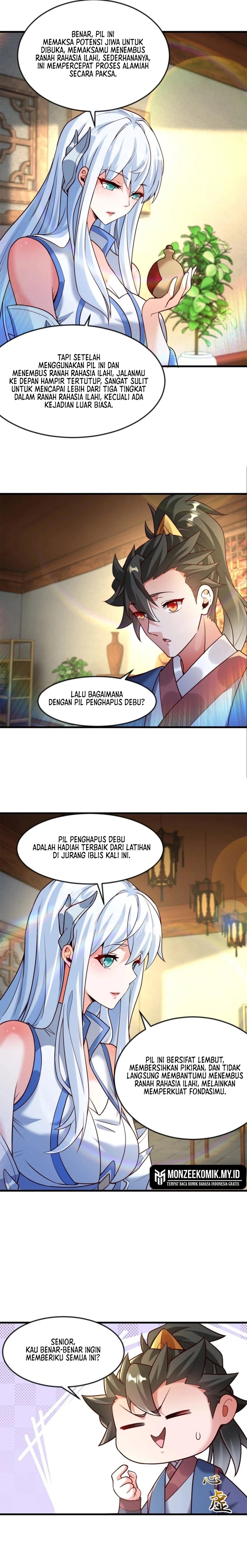 I Scared the Divine Lord as I handed over the Ancient Immortal Pill Chapter 70 Bahasa Indonesia