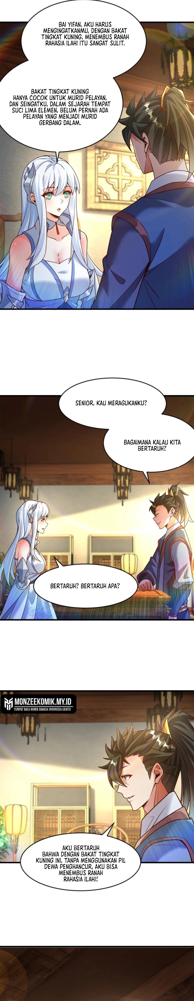 I Scared the Divine Lord as I handed over the Ancient Immortal Pill Chapter 70 Bahasa Indonesia