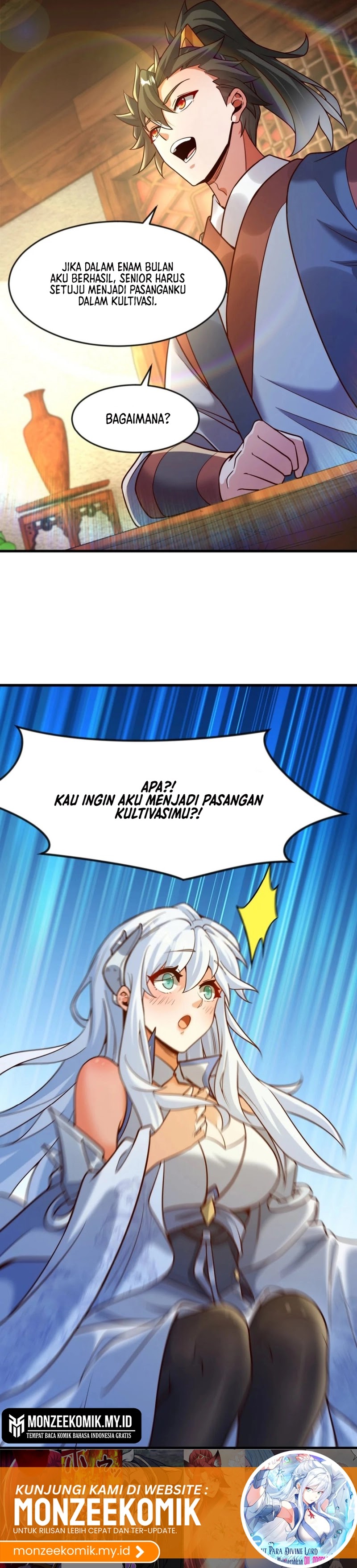 I Scared the Divine Lord as I handed over the Ancient Immortal Pill Chapter 70 Bahasa Indonesia