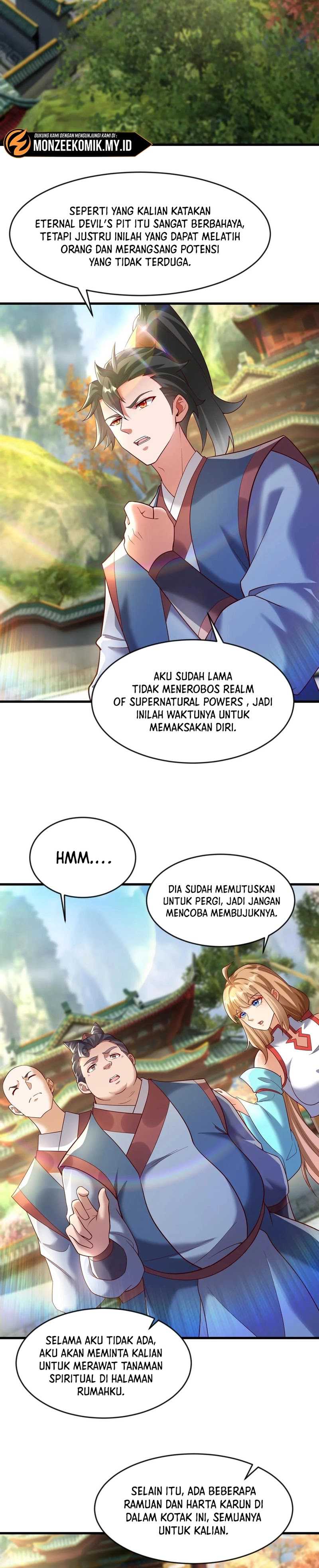 I Scared the Divine Lord as I handed over the Ancient Immortal Pill Chapter 85 Bahasa Indonesia