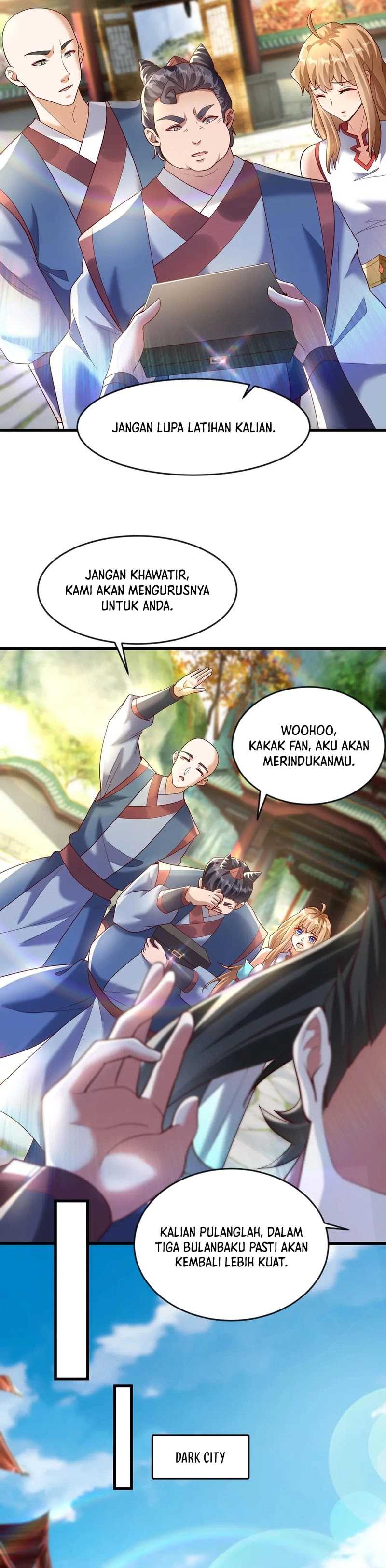 I Scared the Divine Lord as I handed over the Ancient Immortal Pill Chapter 85 Bahasa Indonesia