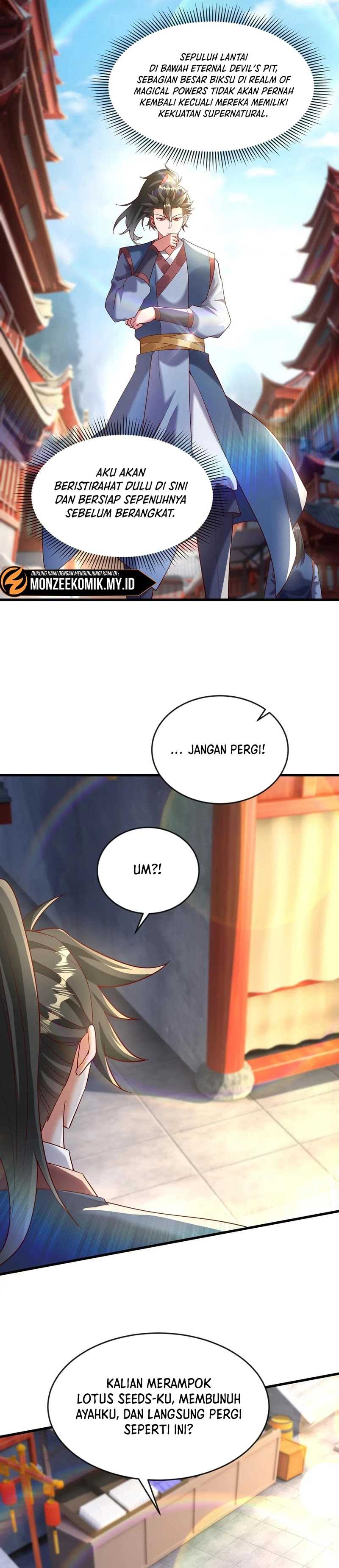 I Scared the Divine Lord as I handed over the Ancient Immortal Pill Chapter 85 Bahasa Indonesia