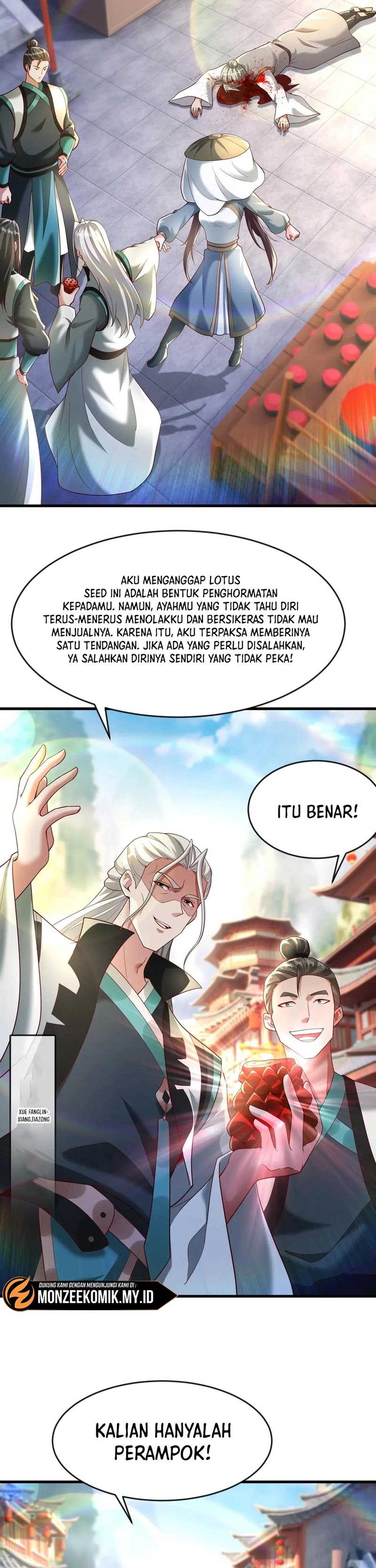 I Scared the Divine Lord as I handed over the Ancient Immortal Pill Chapter 85 Bahasa Indonesia