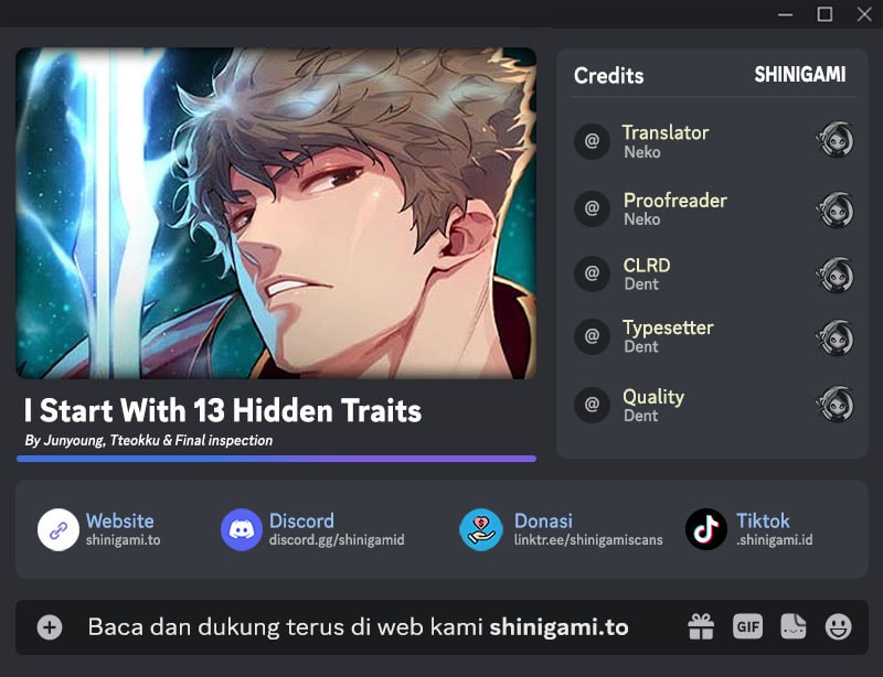 I Start With 13 Hidden Traits chapter 1