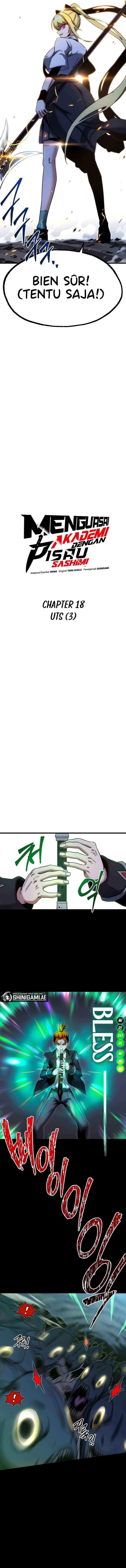 I Took over The Academy With a Single Sashimi Knife Chapter 18 Bahasa Indonesia