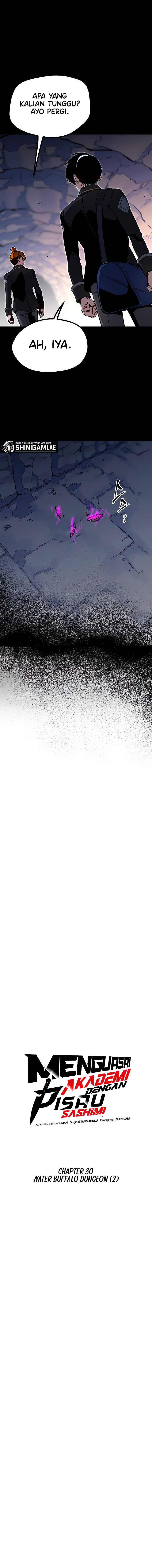 I Took over The Academy With a Single Sashimi Knife Chapter 30 Bahasa Indonesia