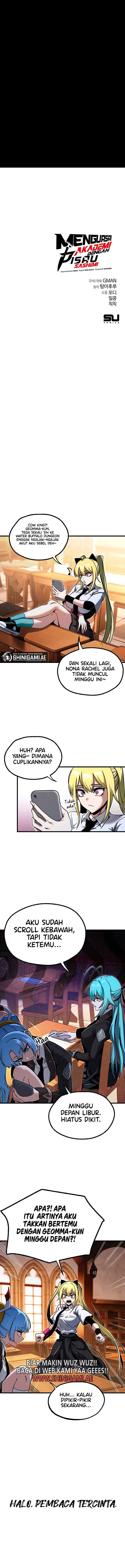 I Took over The Academy With a Single Sashimi Knife Chapter 31 Bahasa Indonesia