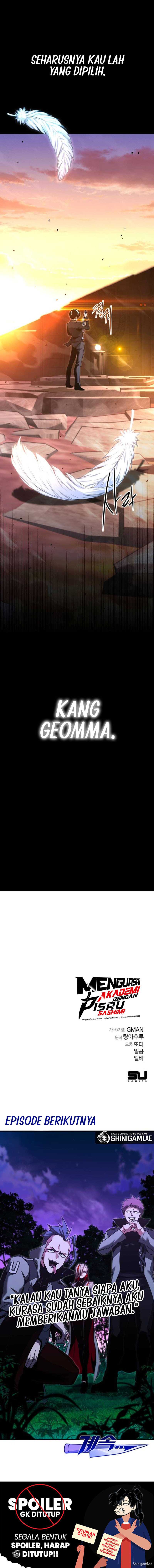 I Took over The Academy With a Single Sashimi Knife Chapter 43 Bahasa Indonesia