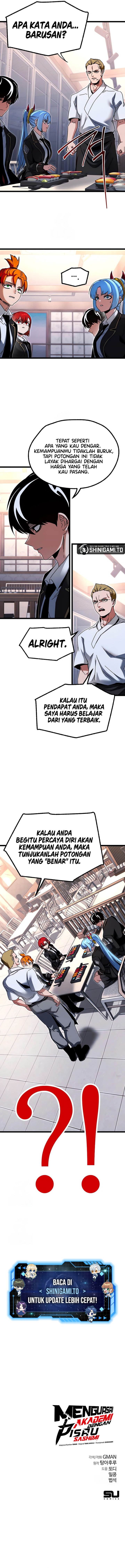 I Took over The Academy With a Single Sashimi Knife Chapter 53 Bahasa Indonesia
