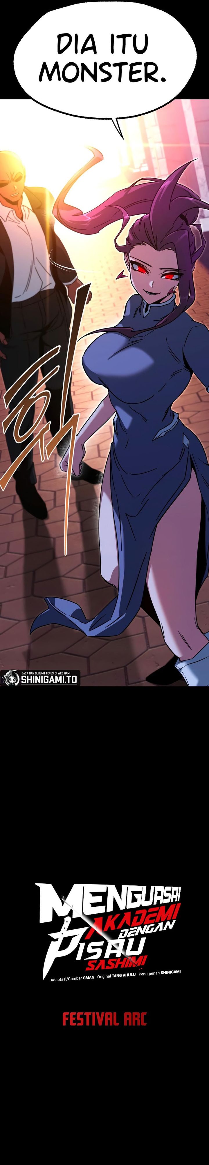 I Took over The Academy With a Single Sashimi Knife Chapter 59 Bahasa Indonesia