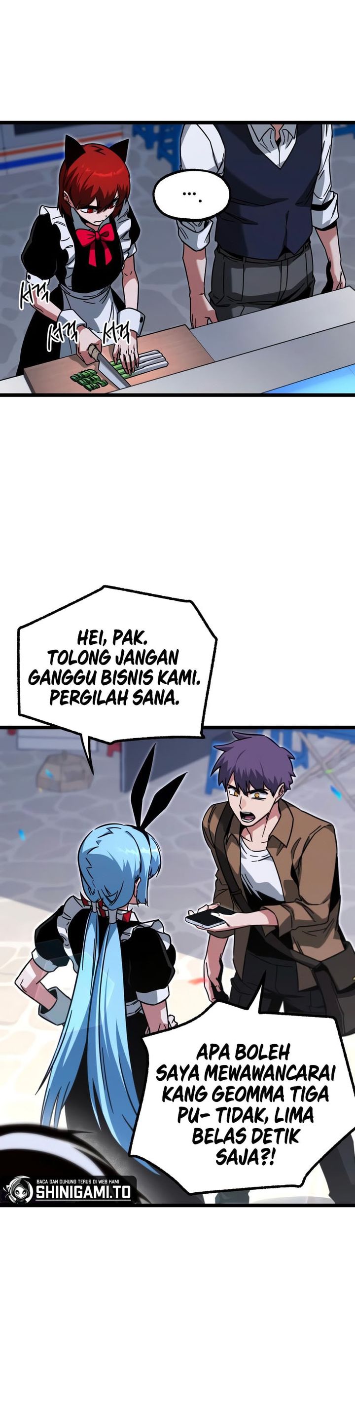 I Took over The Academy With a Single Sashimi Knife Chapter 59 Bahasa Indonesia