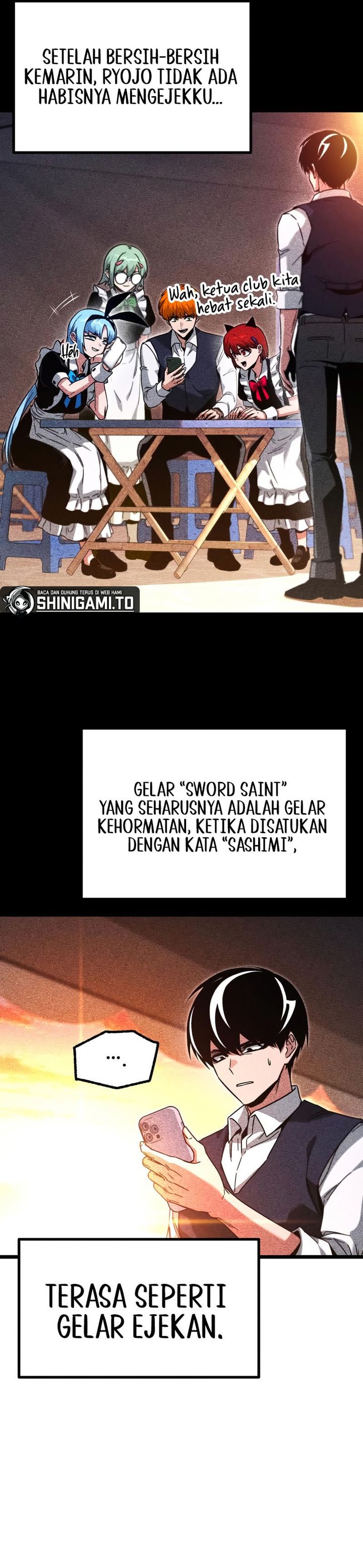 I Took over The Academy With a Single Sashimi Knife Chapter 59 Bahasa Indonesia