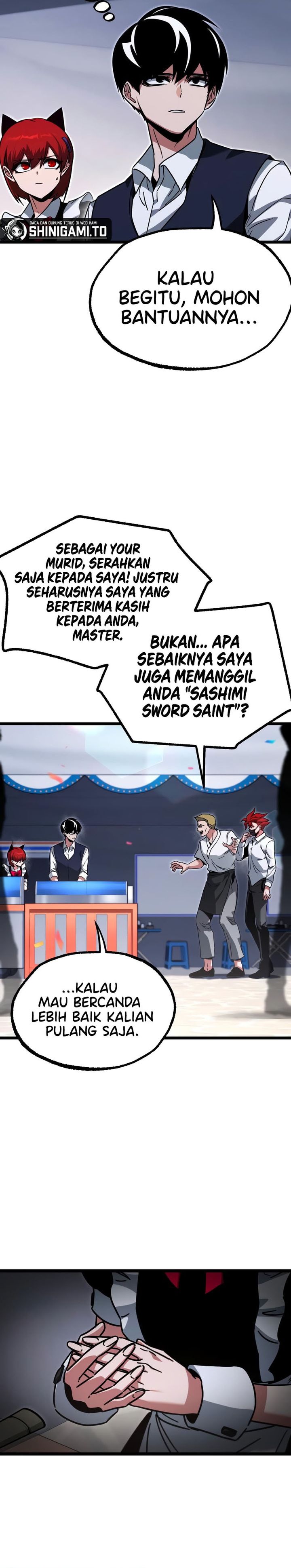 I Took over The Academy With a Single Sashimi Knife Chapter 59 Bahasa Indonesia