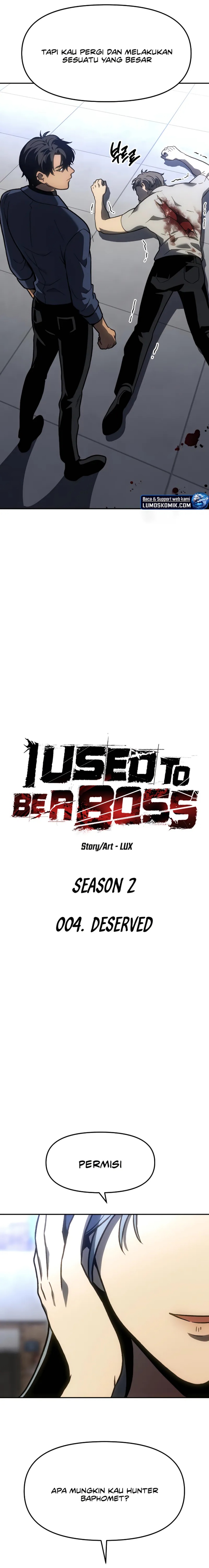 I Used to Be a Boss chapter 104