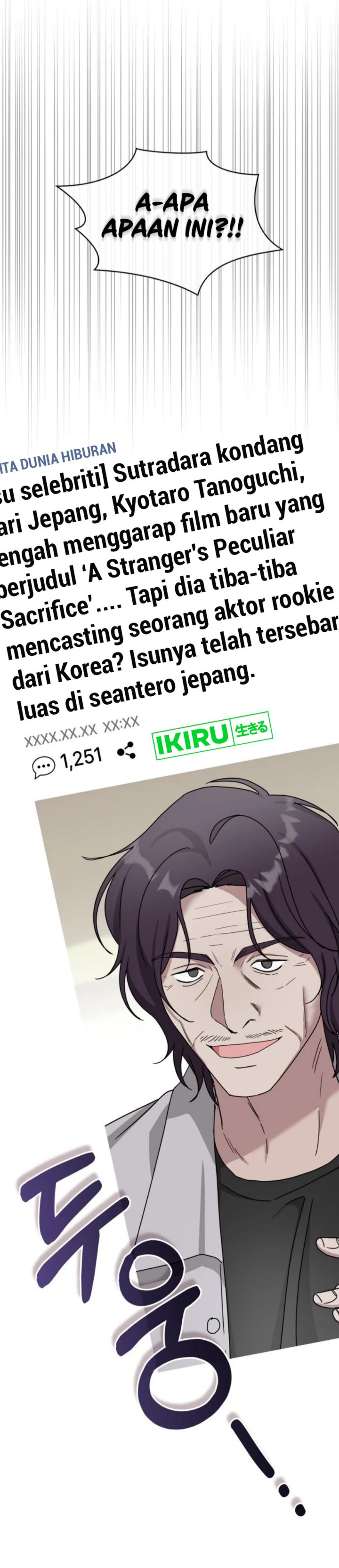 I Was Immediately Mistaken for a Monster Genius Actor Chapter 54 Bahasa Indonesia