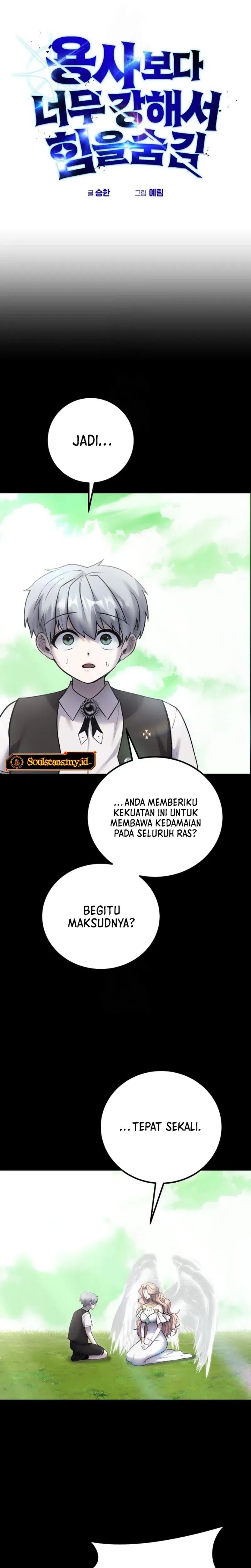 I Was More Overpowered Than the Hero, so I Hid My Power! Chapter 95 Bahasa Indonesia