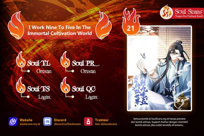 I Work Nine To Five In The Immortal Cultivation World chapter 21