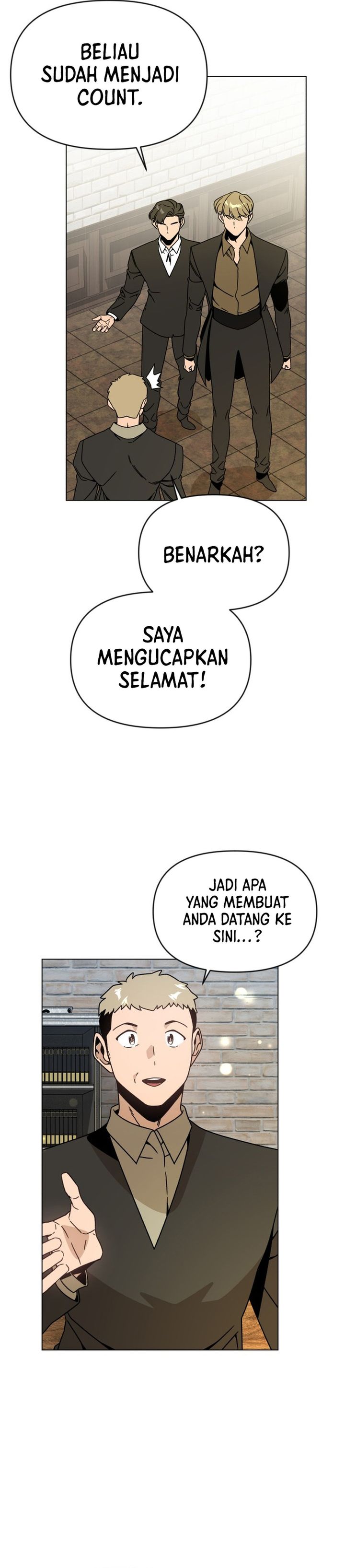 I’ll Resign and Have a Fresh Start in This World Chapter 129 Bahasa Indonesia