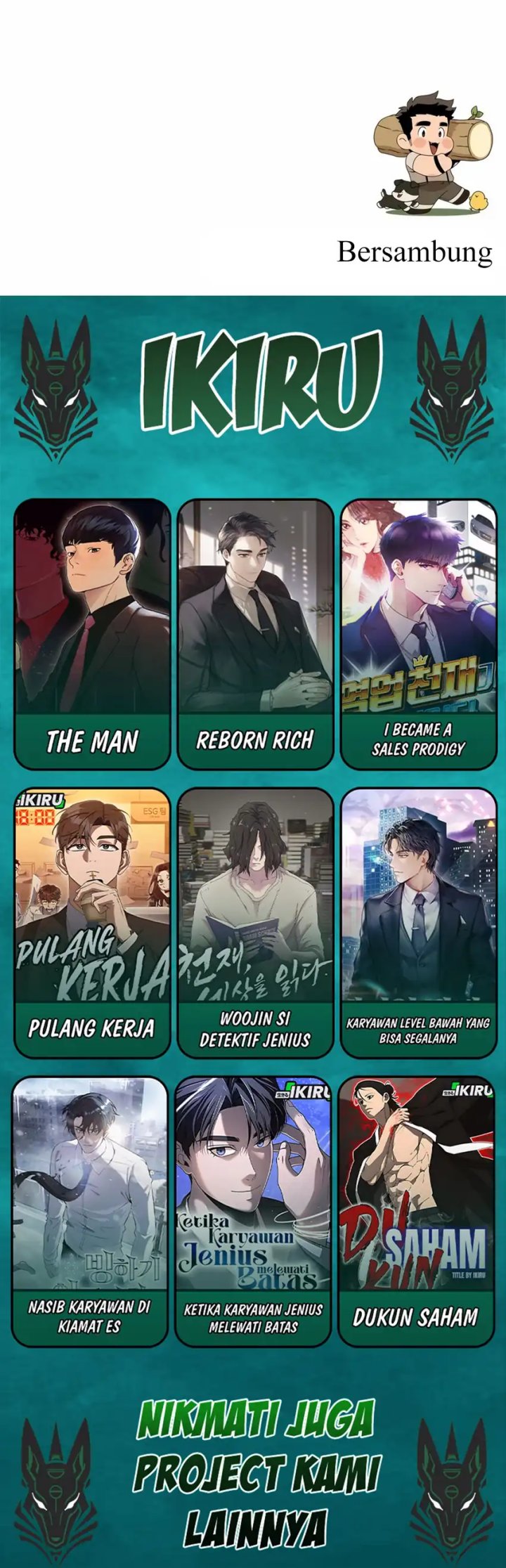 I’ll Resign and Have a Fresh Start in This World Chapter 138 Bahasa Indonesia