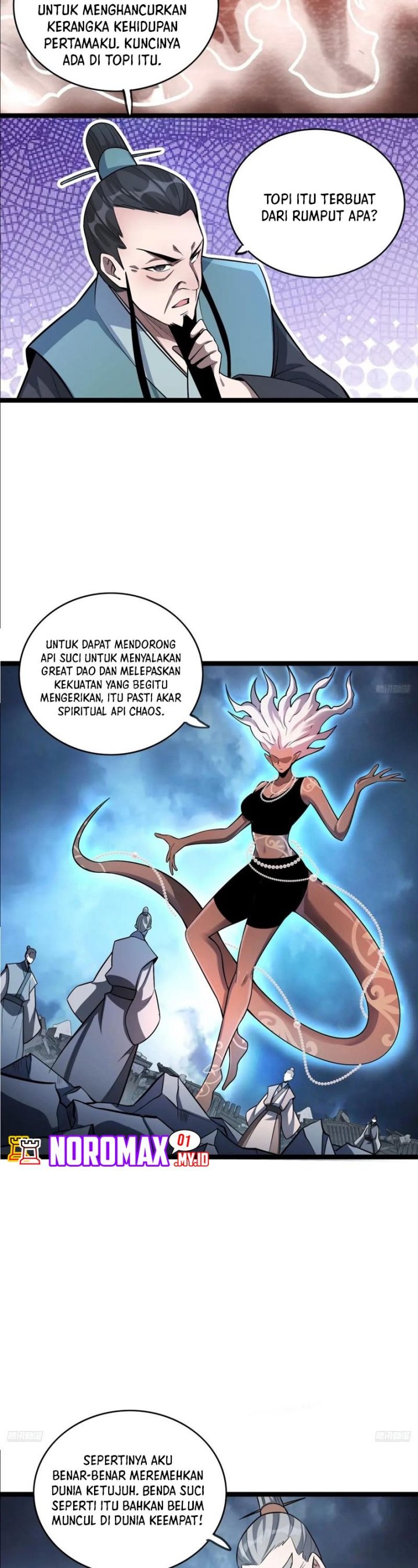 I’m Actually A Cultivation Bigshot Chapter 568 Bahasa Indonesia