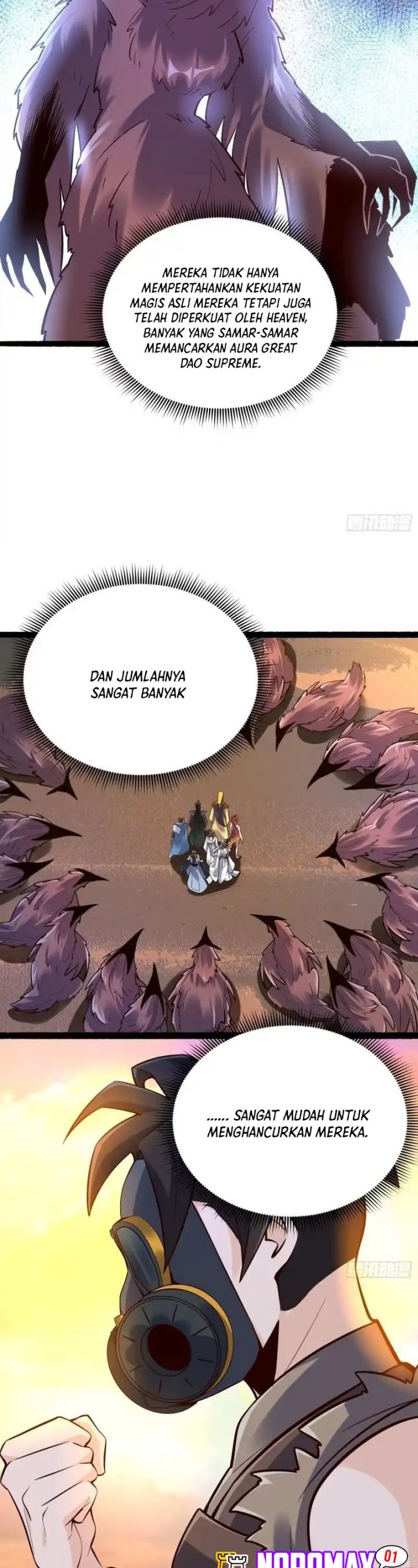 I’m Actually A Cultivation Bigshot Chapter 597 Bahasa Indonesia