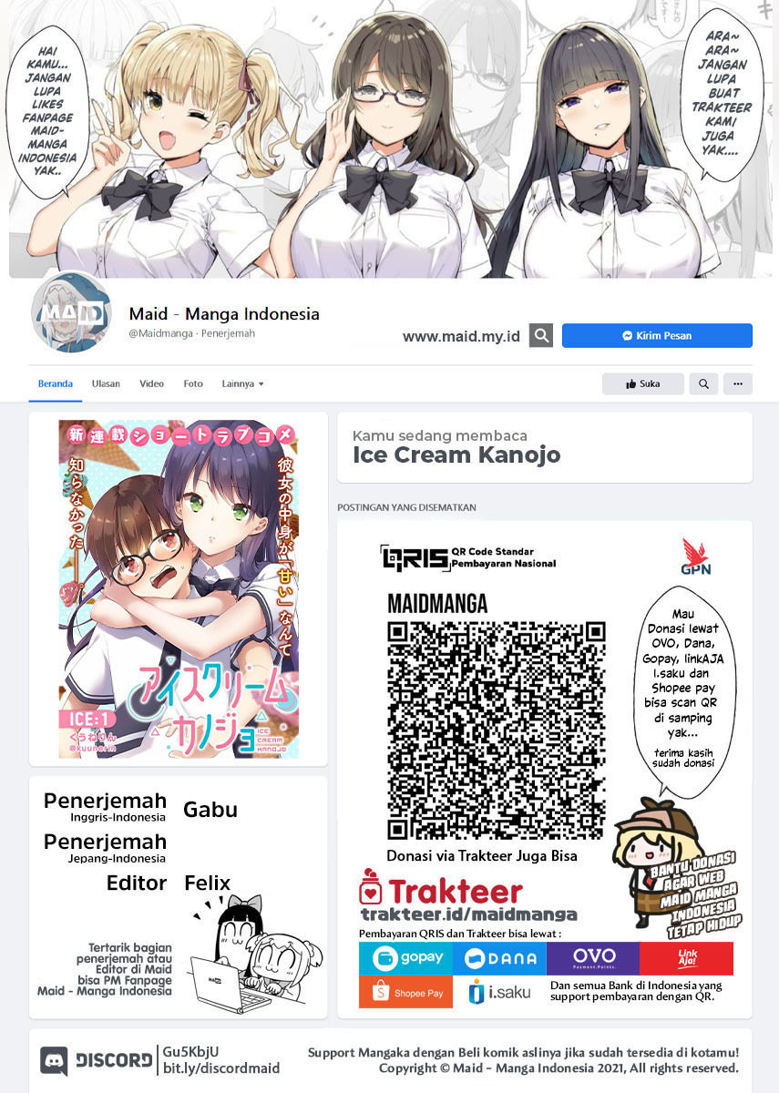 Ice Cream Kanojo Chapter 11 Bahasa Indonesia