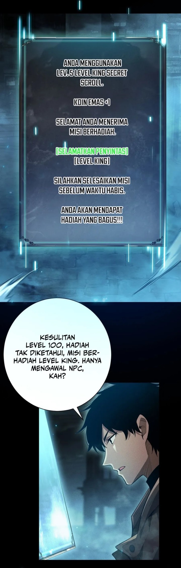 Idle Player Returns as a God (I Awoke as a God) Chapter 05 Bahasa Indonesia