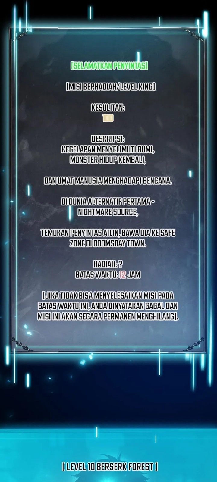 Idle Player Returns as a God (I Awoke as a God) Chapter 05 Bahasa Indonesia