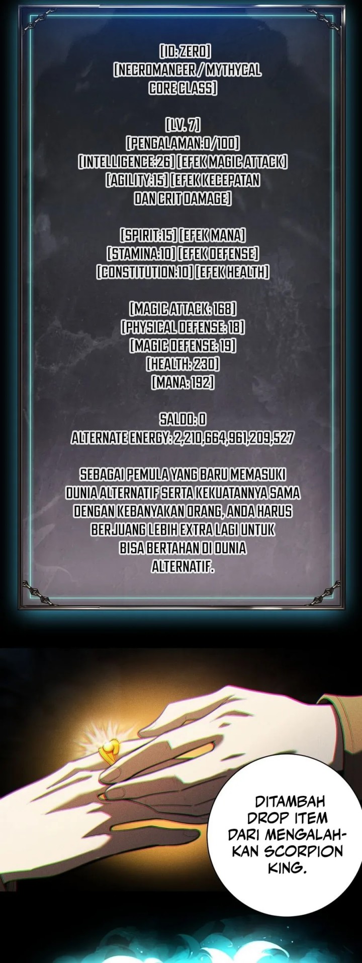 Idle Player Returns as a God (I Awoke as a God) Chapter 05 Bahasa Indonesia