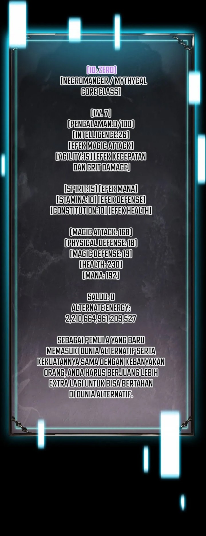 Idle Player Returns as a God (I Awoke as a God) Chapter 05 Bahasa Indonesia