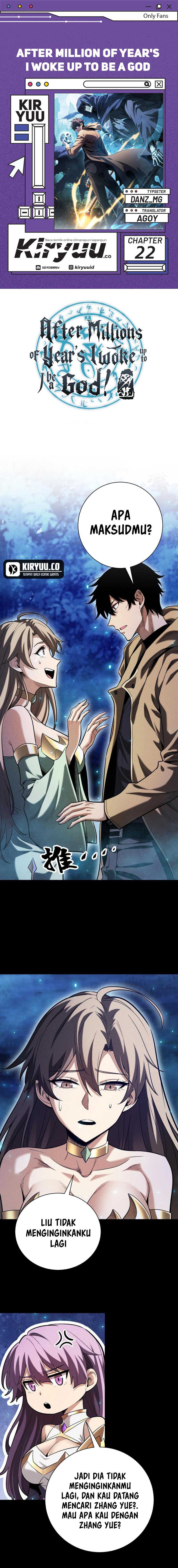 Idle Player Returns as a God (I Awoke as a God) Chapter 22 Bahasa Indonesia