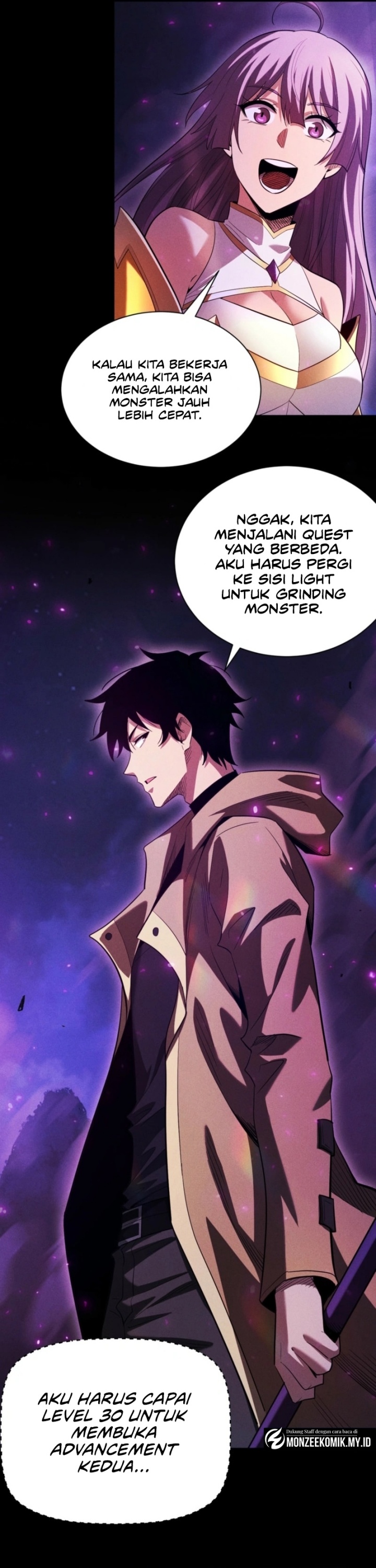 Idle Player Returns as a God (I Awoke as a God) Chapter 44 Bahasa Indonesia