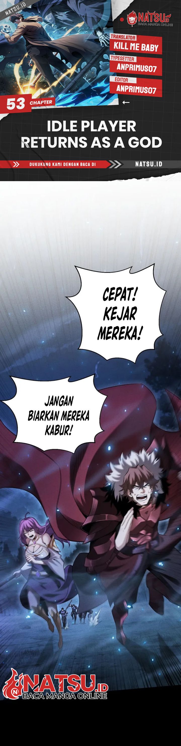 Idle Player Returns as a God (I Awoke as a God) Chapter 53 Bahasa Indonesia