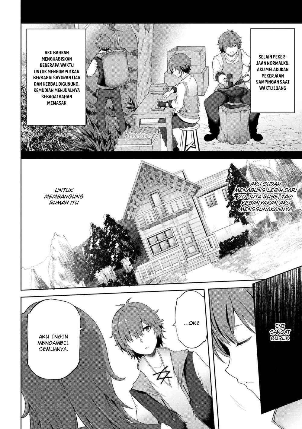 Ie ga Moete Jinsei Dou Demo Yoku Natta kara, Nokotta Nakenashi no Kin de Dark Elf no Dorei o Katta chapter 1