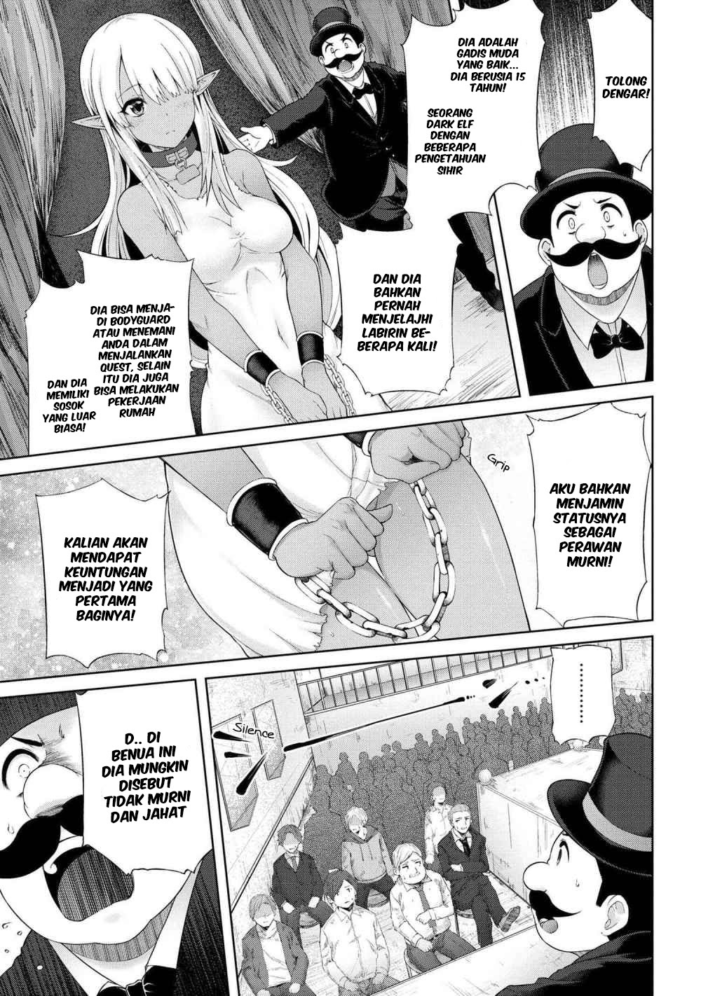 Ie ga Moete Jinsei Dou Demo Yoku Natta kara, Nokotta Nakenashi no Kin de Dark Elf no Dorei o Katta chapter 1