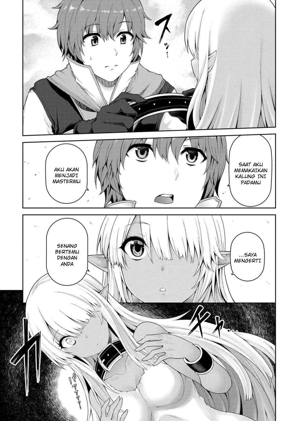 Ie ga Moete Jinsei Dou Demo Yoku Natta kara, Nokotta Nakenashi no Kin de Dark Elf no Dorei o Katta chapter 1