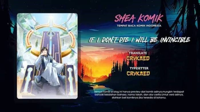 If I Don’t Die, I’ll Be Invincible chapter 6