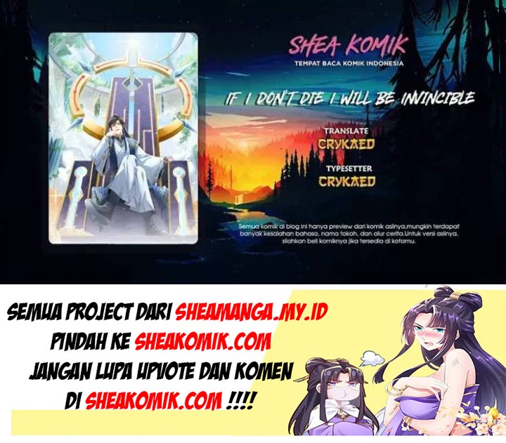 If I Don’t Die, I’ll Be Invincible Chapter 14 Bahasa Indonesia