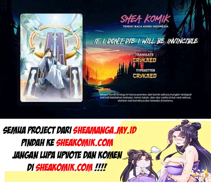 If I Don’t Die, I’ll Be Invincible Chapter 30 Bahasa Indonesia