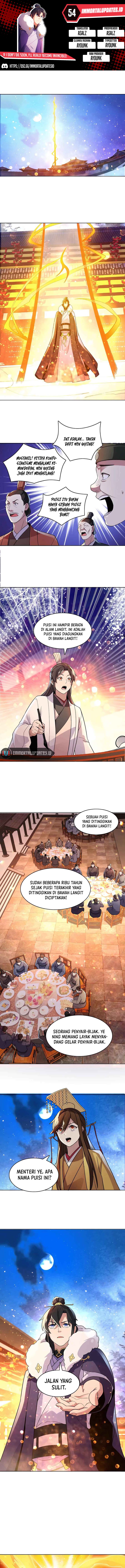 If I Don’t Die, I’ll Be Invincible Chapter 54 Bahasa Indonesia