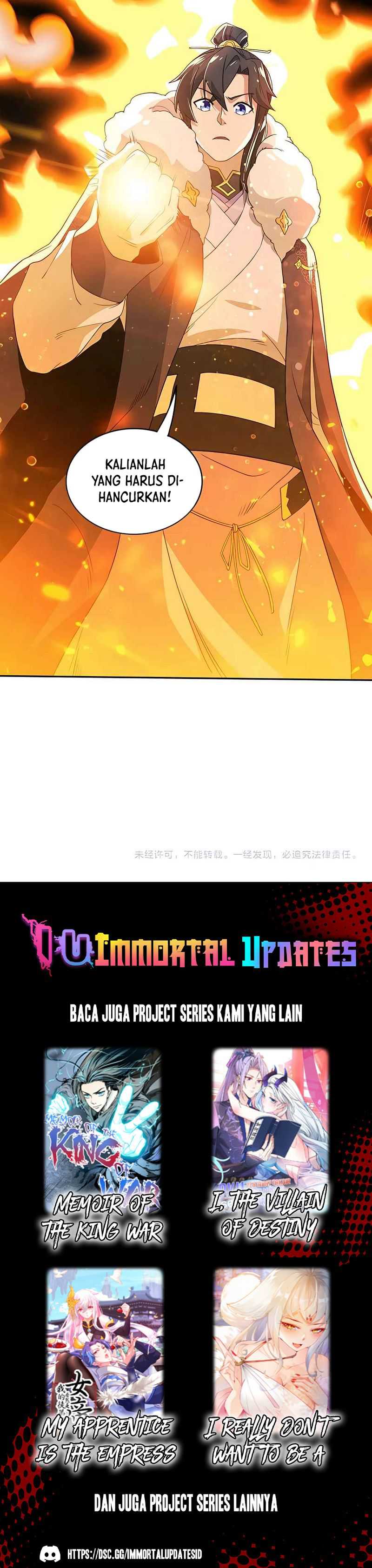 If I Don’t Die, I’ll Be Invincible Chapter 74 Bahasa Indonesia