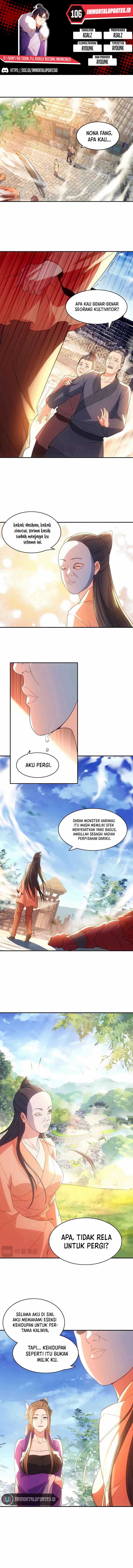 If I Don’t Die, I’ll Be Invincible Chapter 106 Bahasa Indonesia