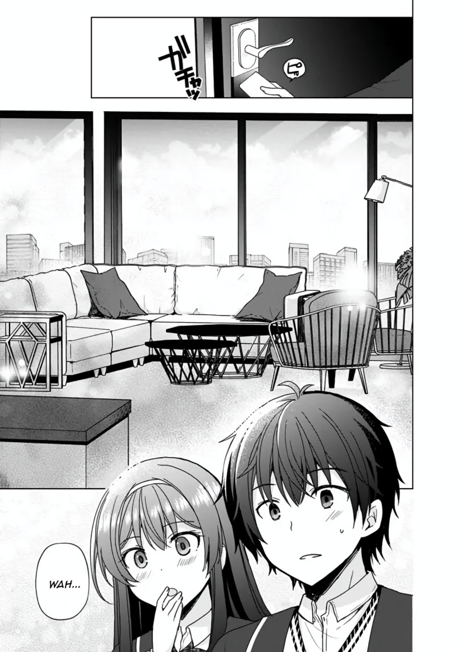 Iinazuke ga Dekita to Omottara, Sono Iinazuke ga Gakkou de Yuumei na “Akuyaku Reijou” Dattan dakedo, Dou Sureba Ii? chapter 3